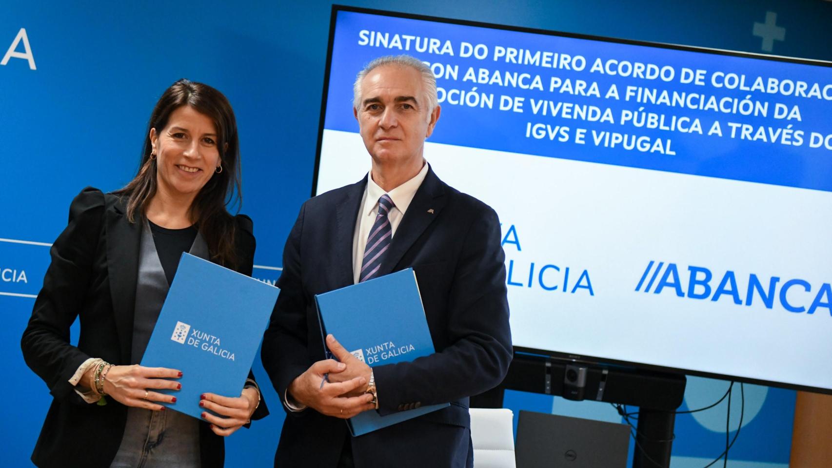 Firma de acuerdo entre la Xunta de Galicia y entidades bancarias para la promoción de vivienda pública.