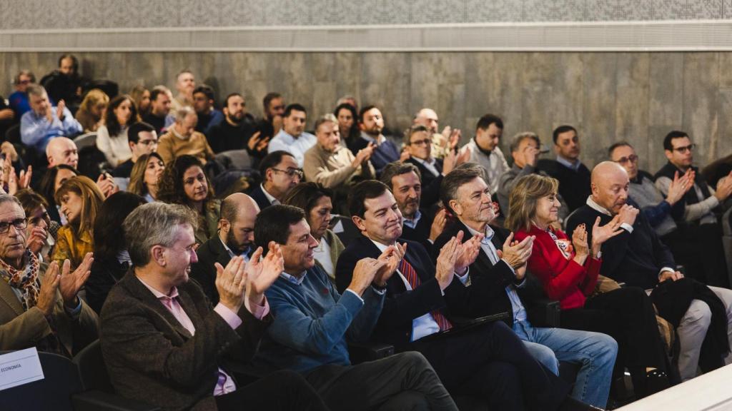 El presidente del Partido Popular de Castilla y León, Alfonso Fernández Mañueco clausura la Junta Directiva del Partido Popular de Palencia.