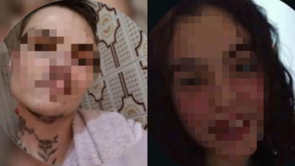 Al izquierda, Quique, y, a la derecha, Ainhoa, la víctima.