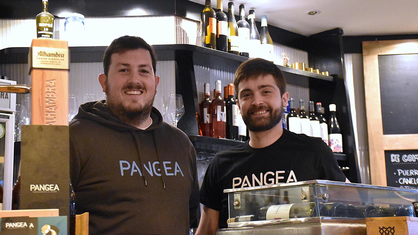 Guillermo Moreno y David García, propietarios de Pangea.