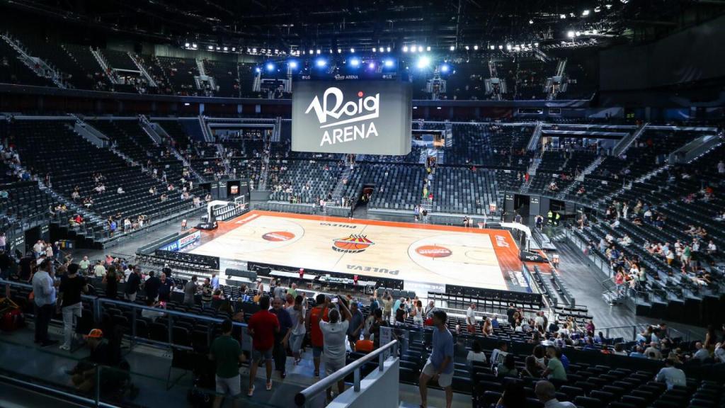 Imagen del Roig Arena antes de un partido.