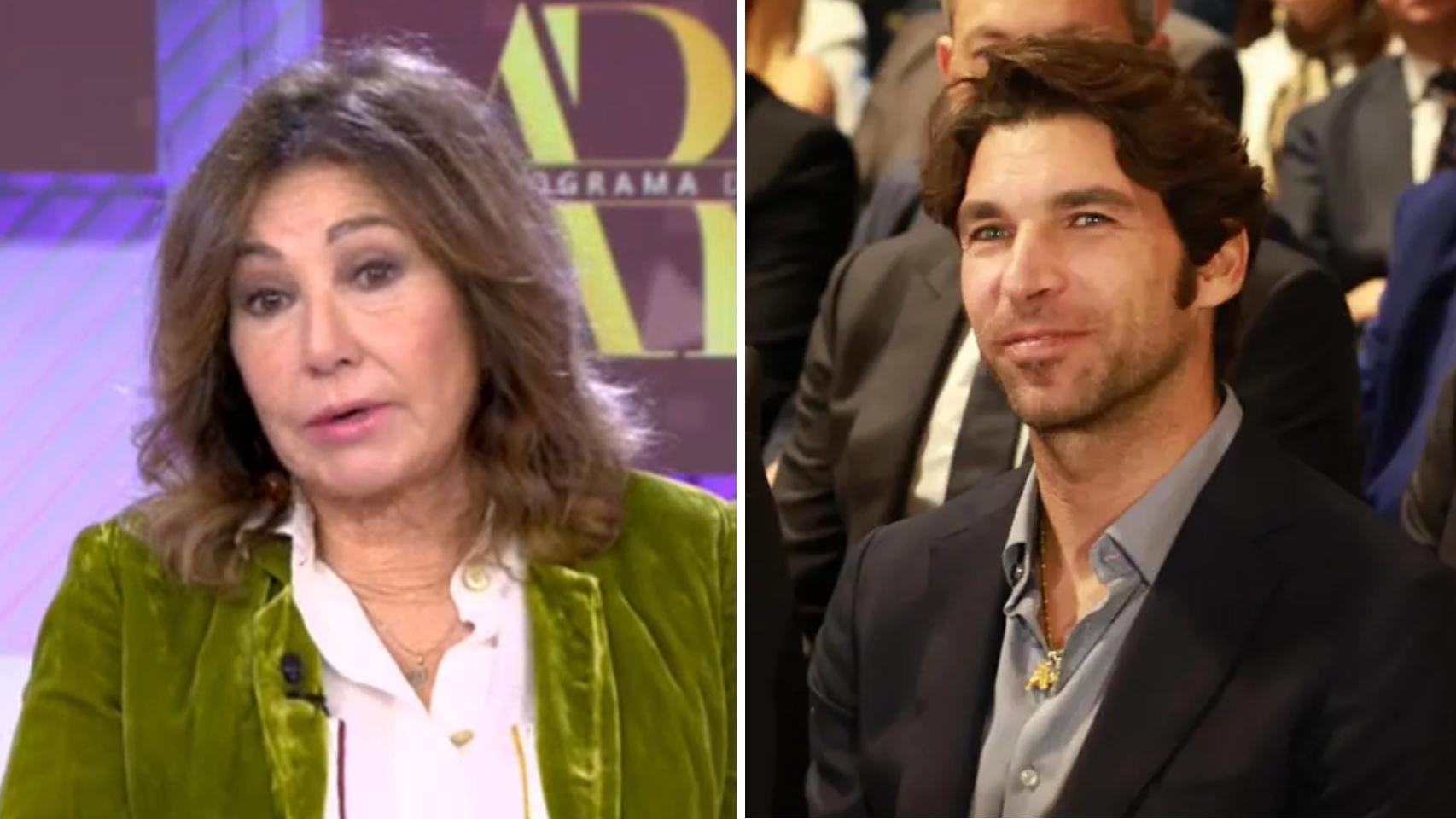 Ana Rosa Quintana y Cayetano Rivera en un montaje de BLUPER.