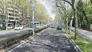 Paseo de Zorrilla de Valladolid, lugar en el que apareció el cadáver