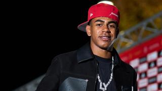 Lamine Yamal, a su llegada a la reunión de selecciones de este lunes