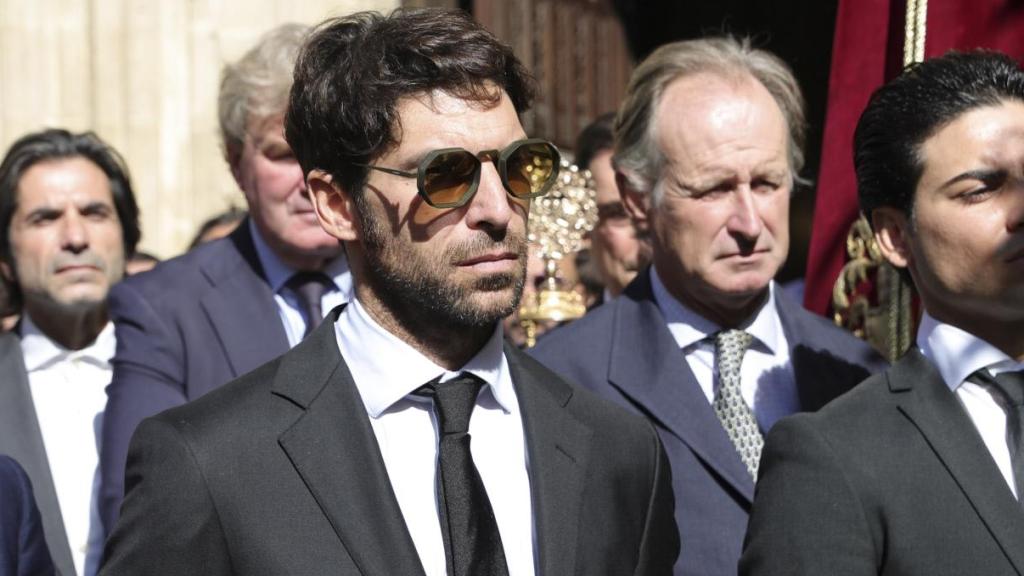 Cayetano Rivera, en su último acto público antes de su accidente del pasado domingo.