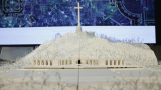 Maqueta del proyecto 'La base y la cruz' .