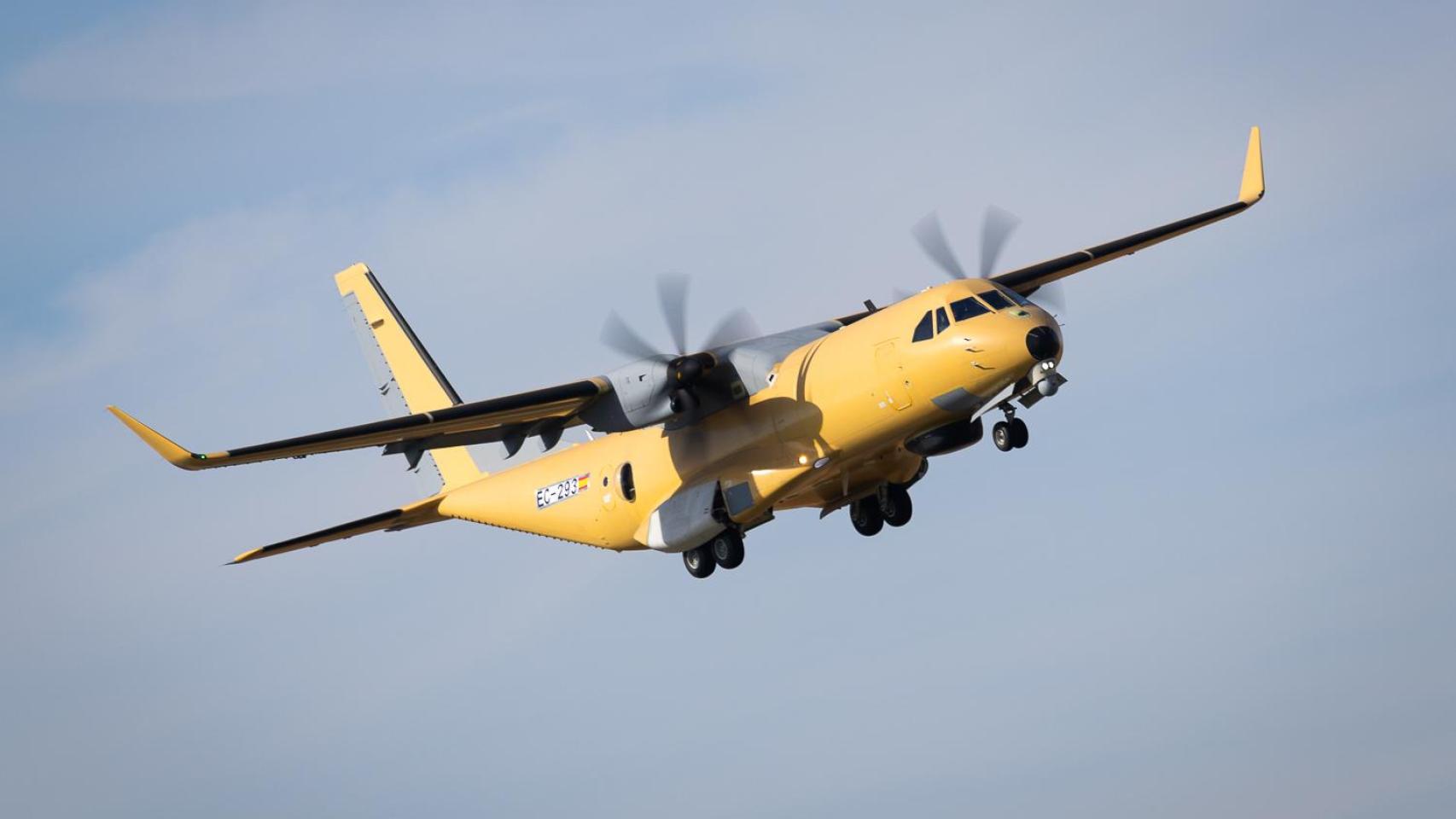 Ensayo de vuelo del nuevo C295 del Ejército del Aire.