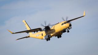 Ensayo de vuelo del nuevo C295 del Ejército del Aire