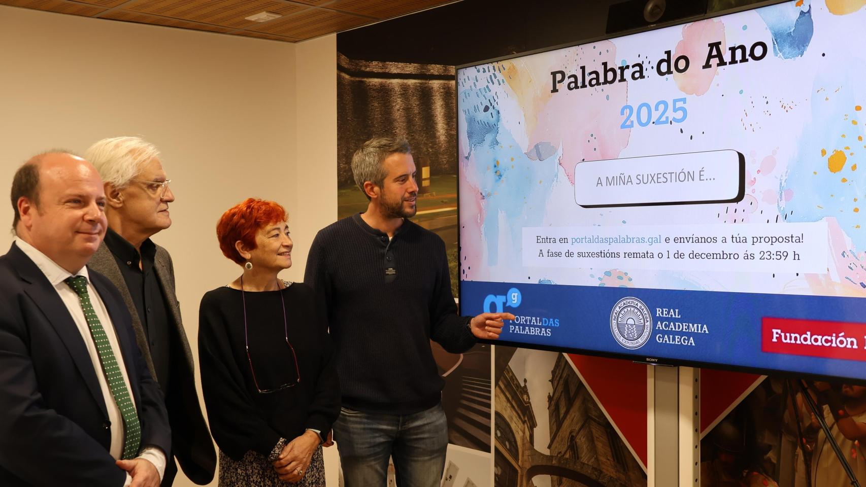 Presentación de la Palabra do Ano 2025.