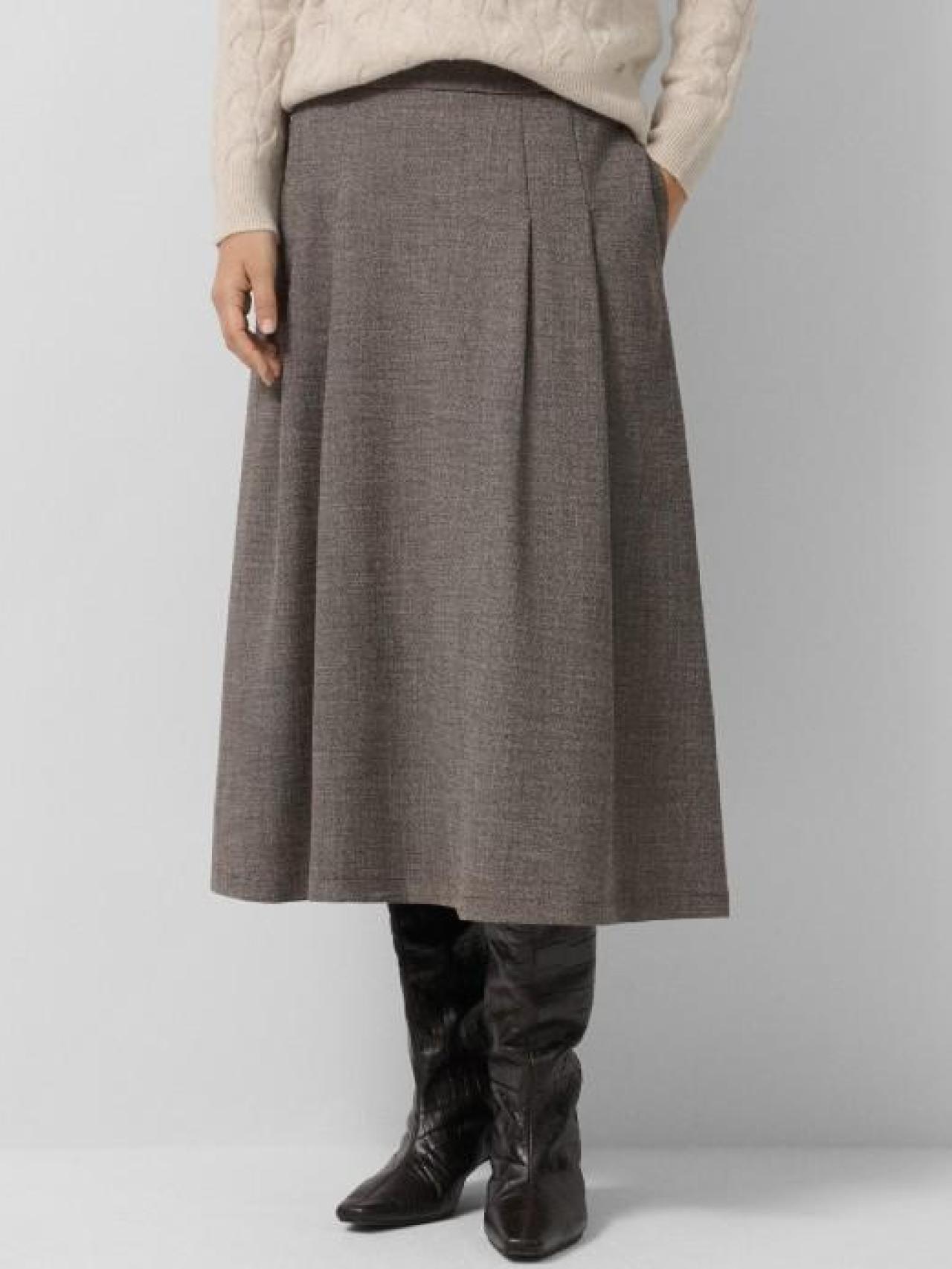 La falda de Roberto Verino.