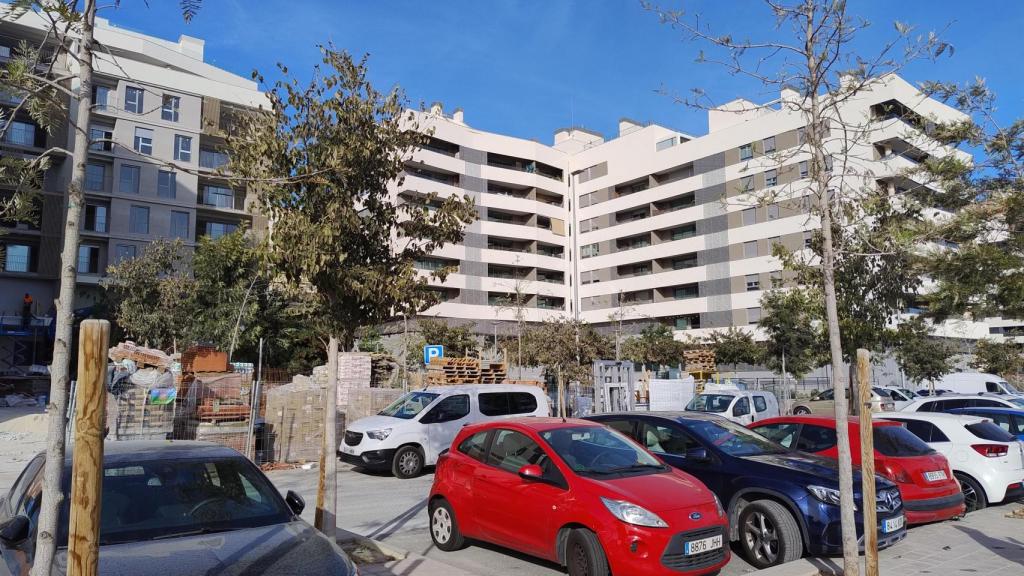 Nuevas construcciones en el barrio de Benalúa, junto a Las Harineras.