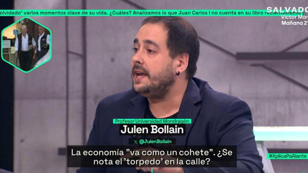 Julen Bollain, economista y profesor en la Universidad de Mondragón.