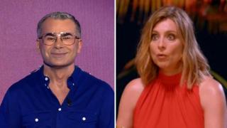 Jorge Javier Vázquez, presentador de la tira diaria de 'GH', y Sandra Barneda, de 'La isla de las tentaciones'.