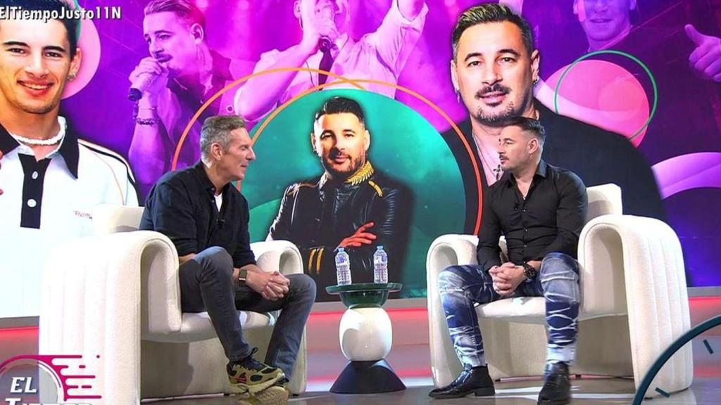 Joaquín Prat entrevistando a Andy Morales en 'El tiempo justo'.