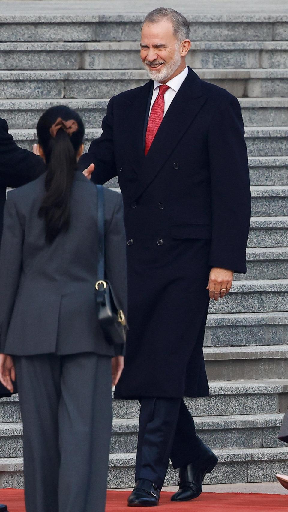 Xi Jinping recibe en Pekín al rey Felipe VI