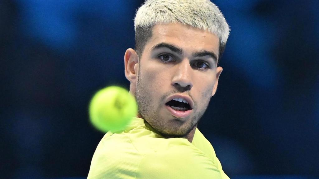 Carlos Alcaraz, en la final ATP