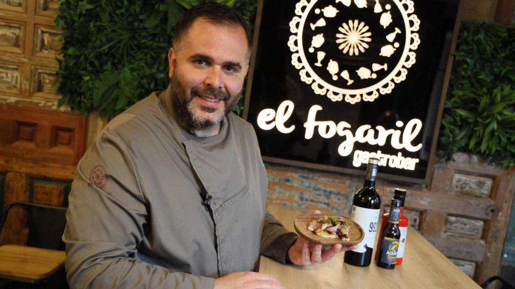 Rubén Urbano, chef en Sigüenza.