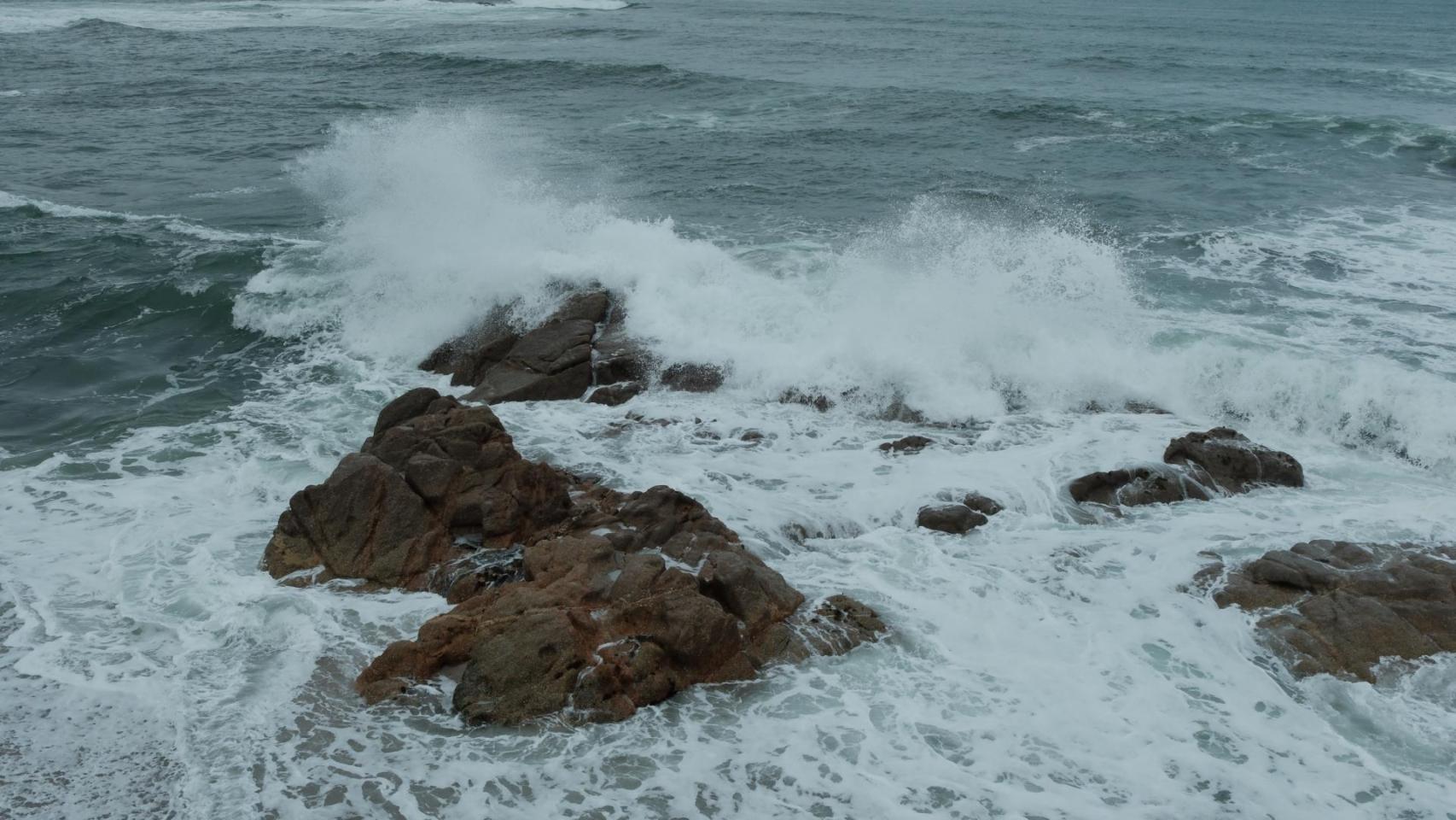 Una jornada de otoño con temporal marítimo