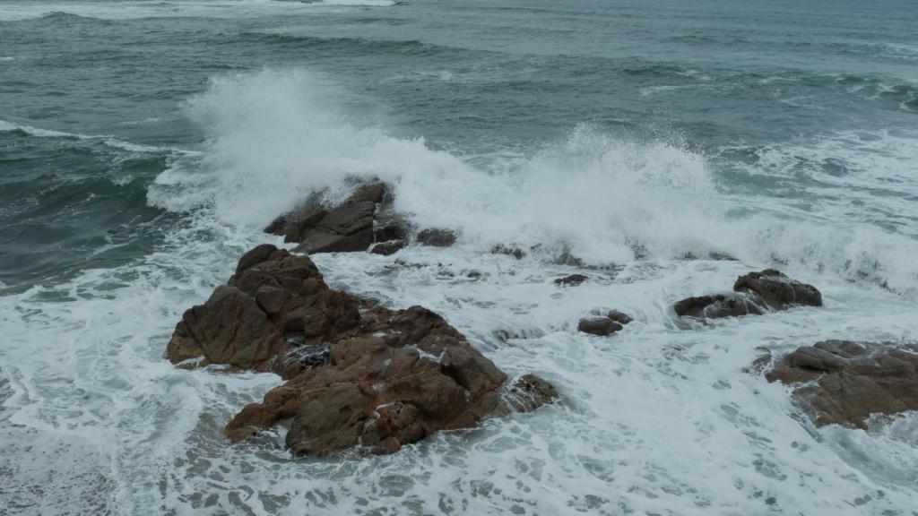 Una jornada de otoño con temporal marítimo