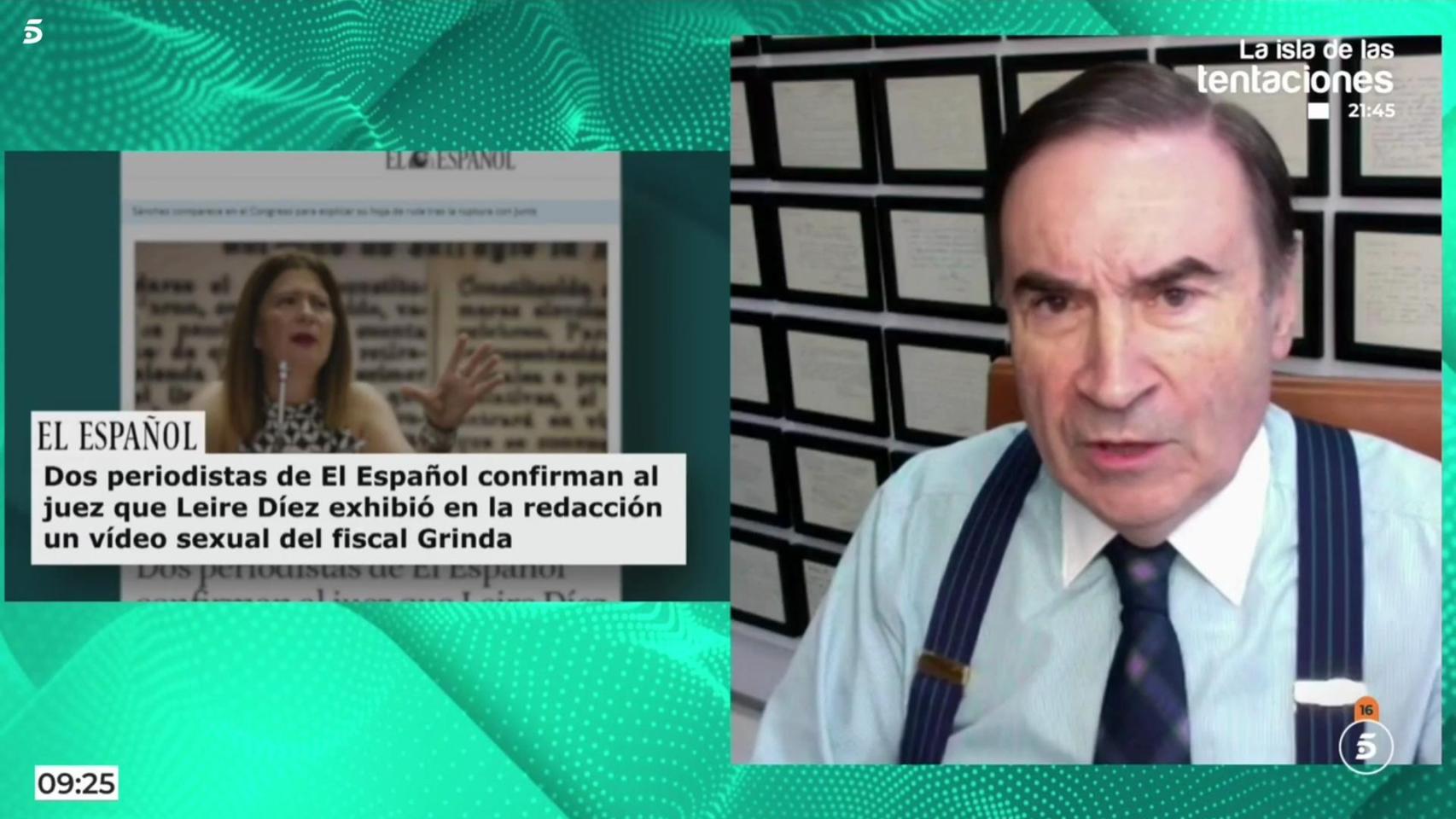 Pedro J.: Leire y García Ortiz eran parte de una misma guerra sucia diseñada por Sánchez contra la máquina del fango