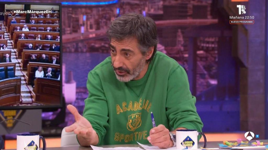 Juan del Val, en la tertulia de este martes de 'El Hormiguero'.