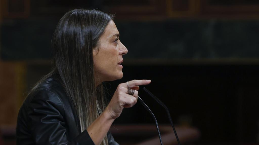La portavoz de Junts, Míriam Nogueras, en el Congreso.