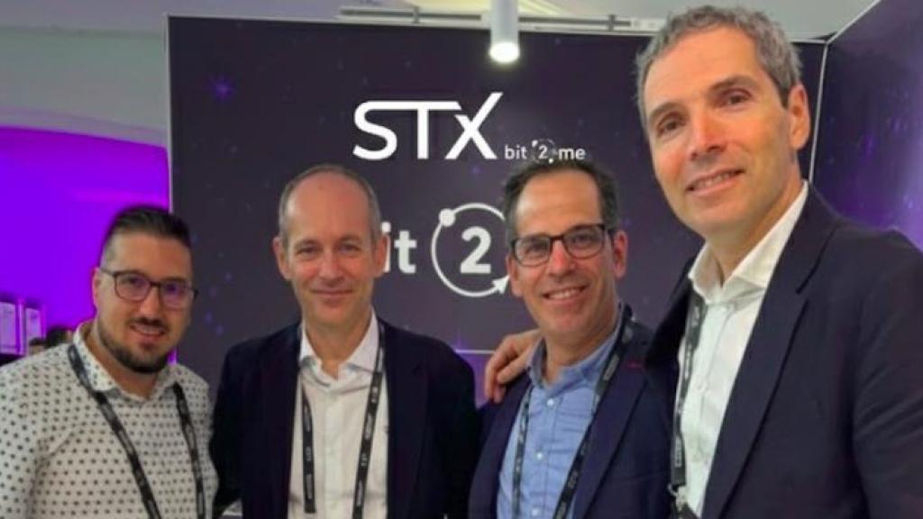 De izquierda a derecha: Raúl Tébar (Head of Cybersecurity), Enrique Palacios (Head of Compliance), Yago González (Head of Operations) y Javier Tordable (CEO y Co-founder) de Bit2Me STX.