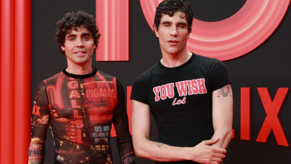 Javier Calvo y Javier Ambrossi en uno de sus últimos actos públicos.