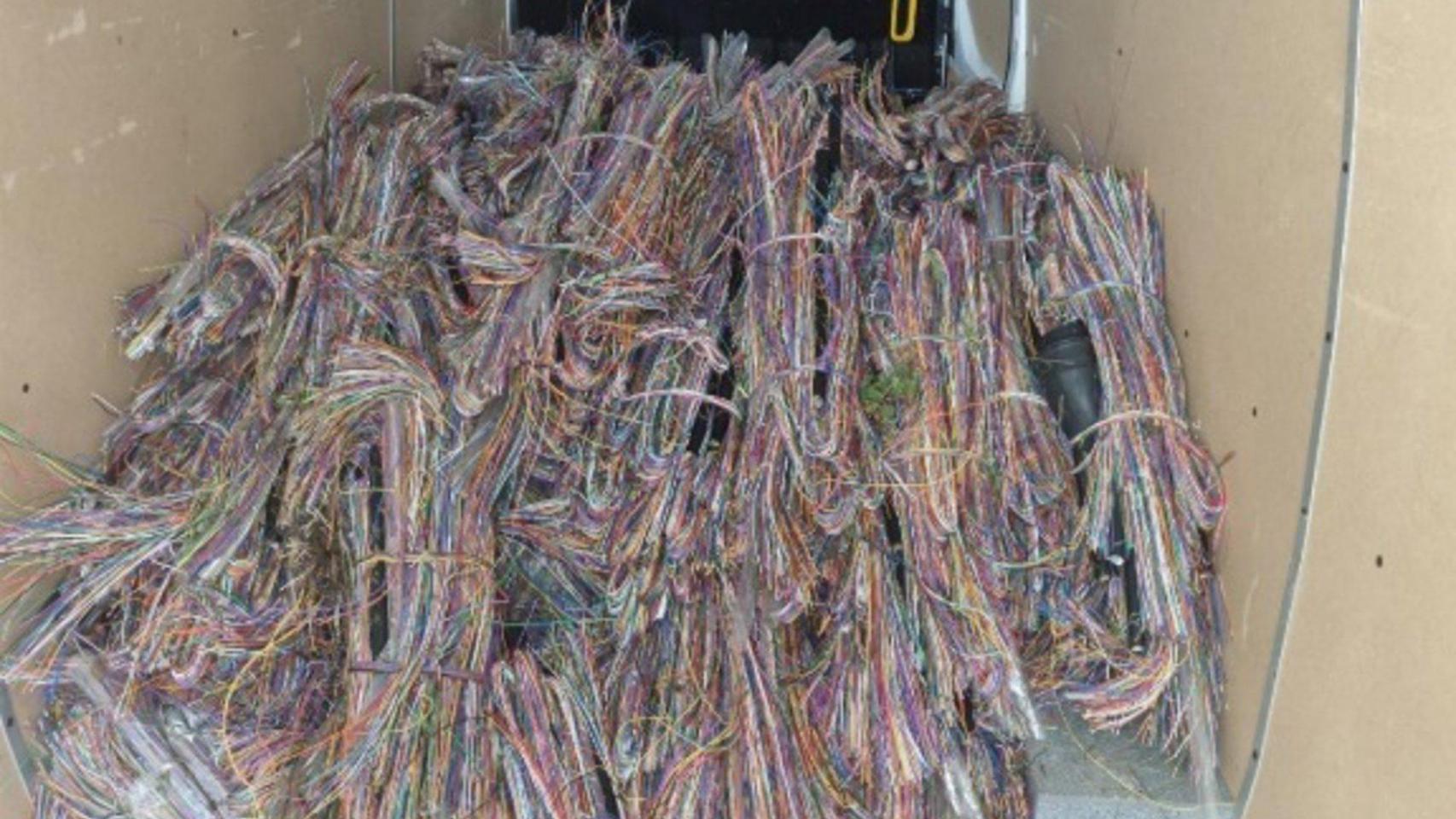 Imagen de cable de cobre.