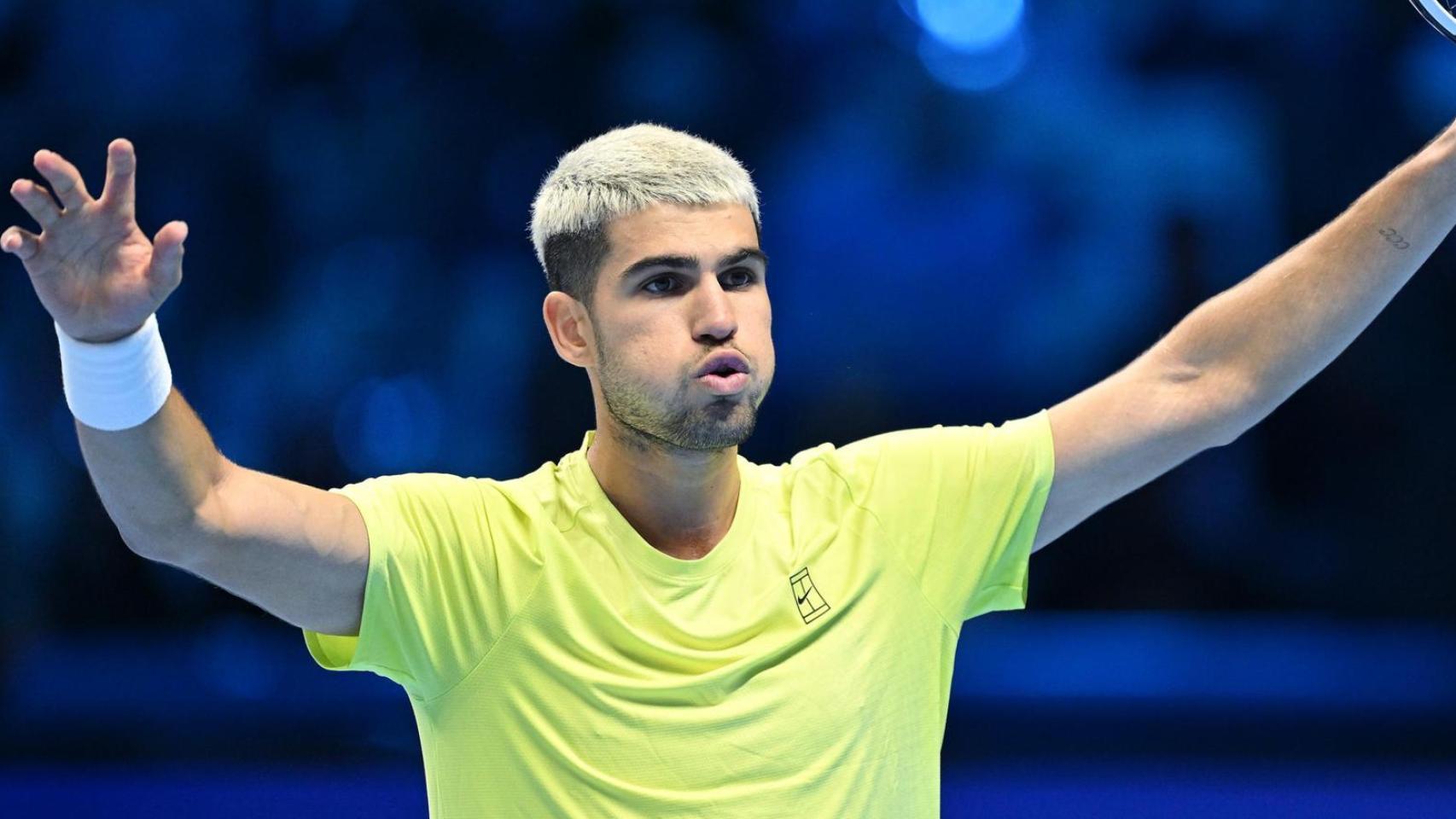 Carlos Alcaraz, en las ATP Finals