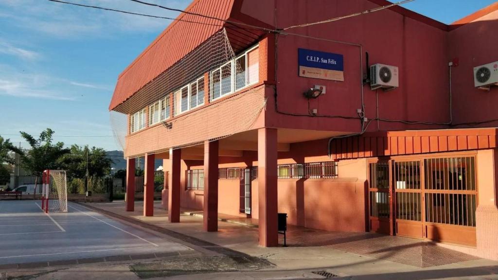 El Colegio San Félix en Zarandona donde se ha producido el intento de secuestro.