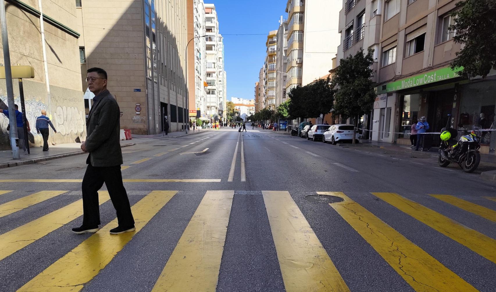 Corte de tráfico en Eugenio Gross.