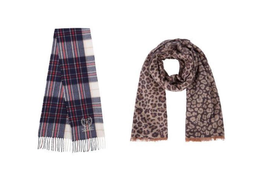 Algunos de los modelos para abrigar el cuello.