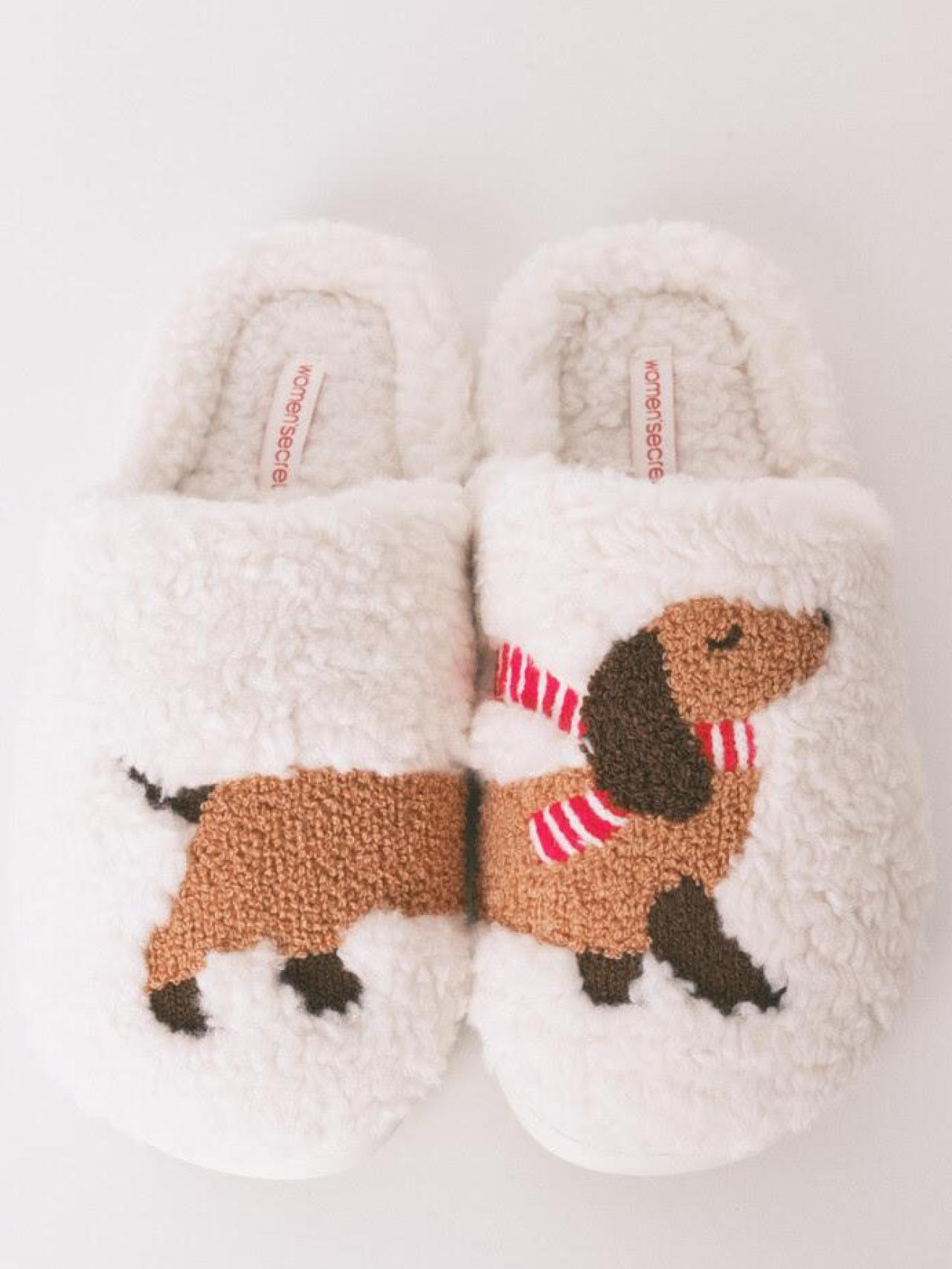 Modelo para el hogar con el dibujo de un perro salchicha.