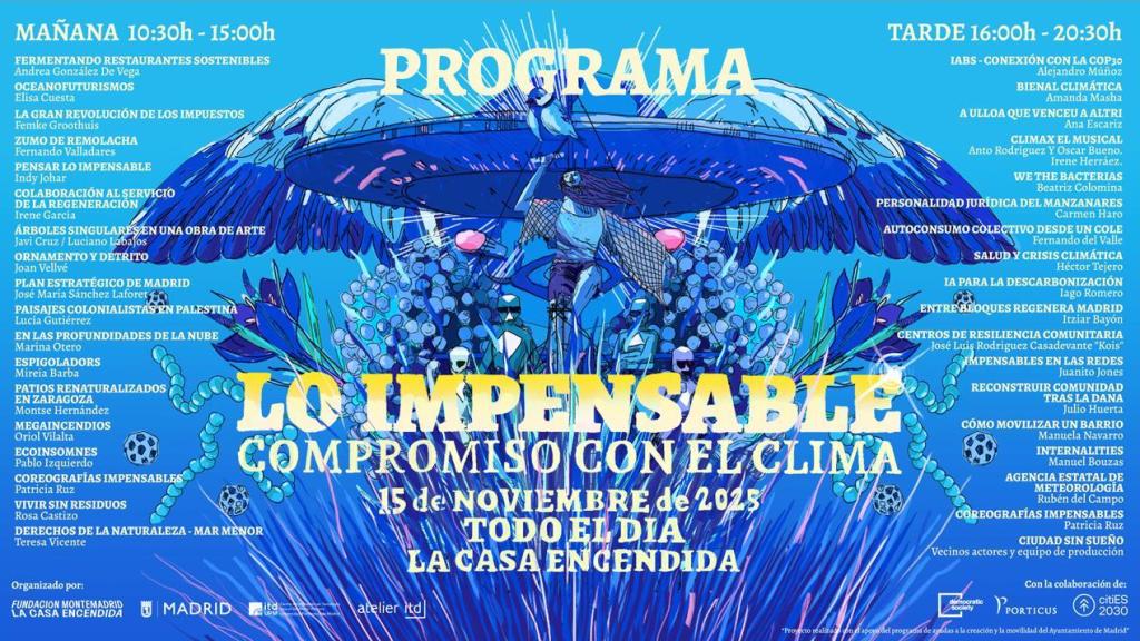 Cartel de la jornada de 'Compromiso con el clima'.