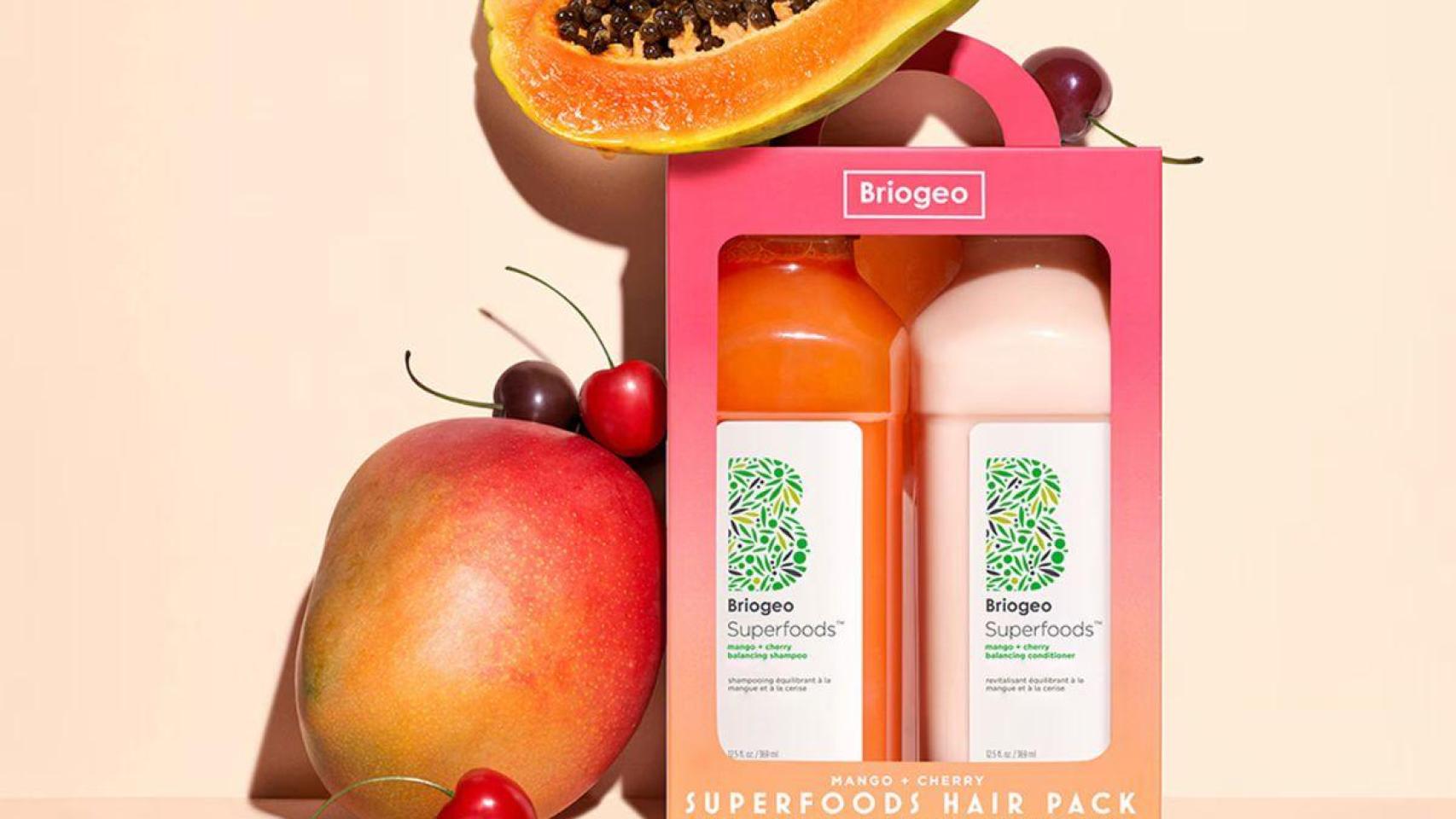El set capilar natural que arrasa en Sephora: Briogeo Superfoods Mango Cereza con 30 % de descuento