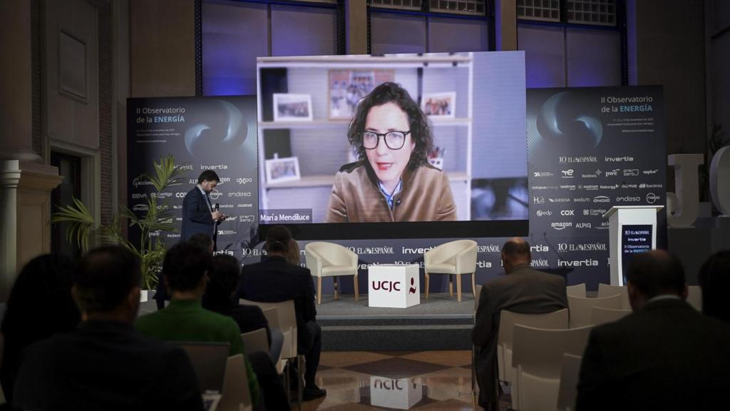 María Mendiluce, CEO de We Mean Business Coalition,  en el 'II Observatorio de la Energía' de EL ESPAÑOL e Invertia.
