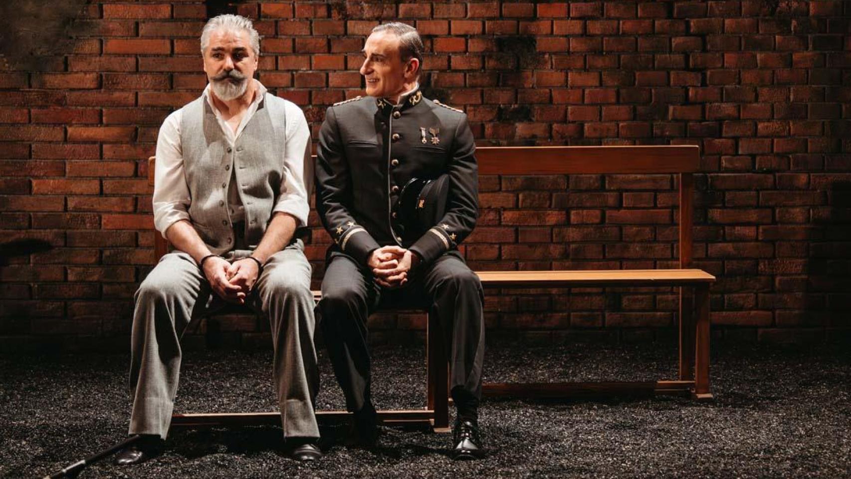 Ernesto Arias y David Luque en 'Francisco Ferrer. ¡Viva la Escuela Moderna!'. Foto: Lucía Romero