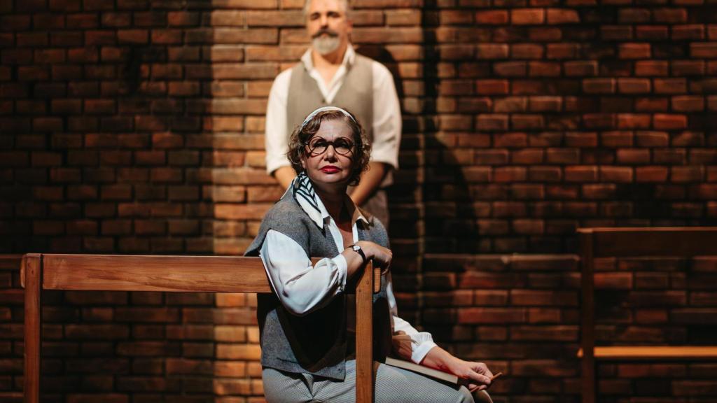 Ernesto Arias y Lidia Otón en una escena de 'Francisco Ferrer'. Foto: Lucía Romero