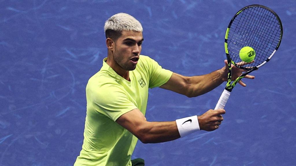 Carlos Alcaraz, durante las ATP Finals