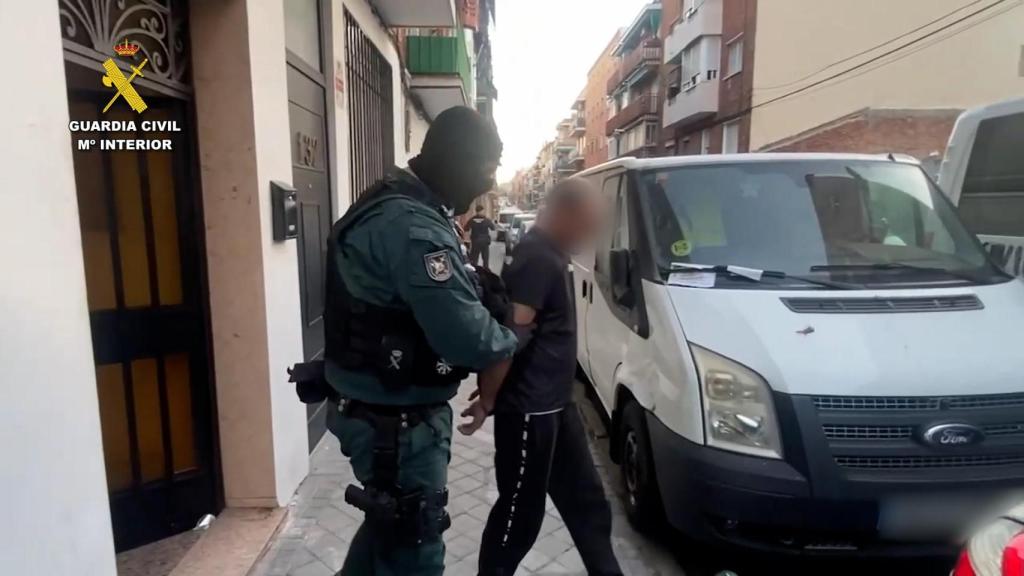 Imagen de una de las detenciones.