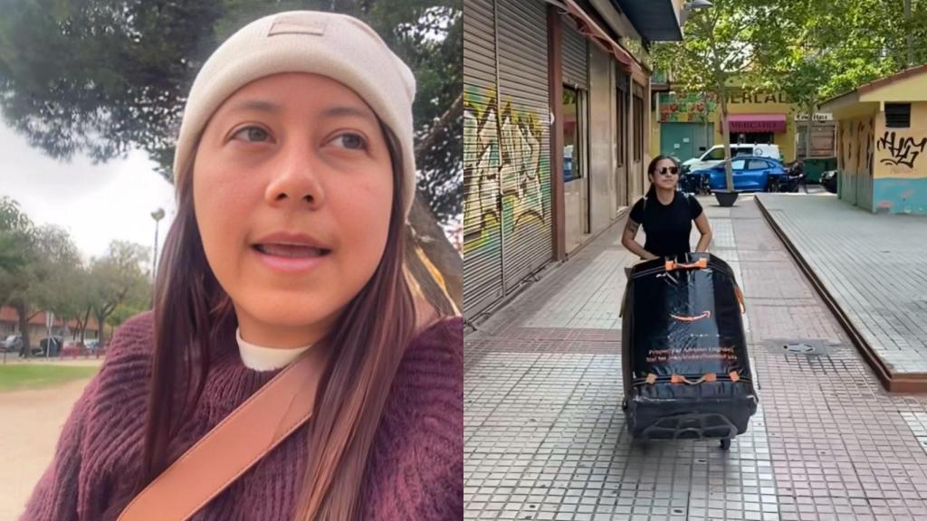 Emily Orsi, repartidora venezolana.