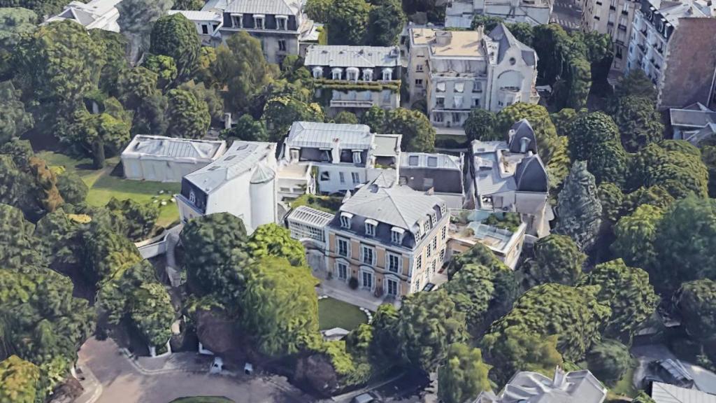 La casa de Nicolas Sarkozy en Villa Montmorency en París.