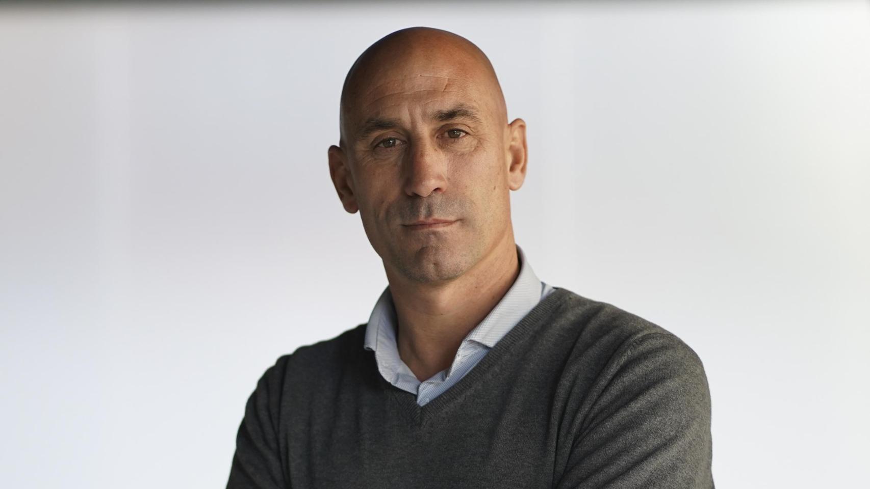 Luis Rubiales, durante una entrevista con EL ESPAÑOL presentando su libro Matar a Rubiales