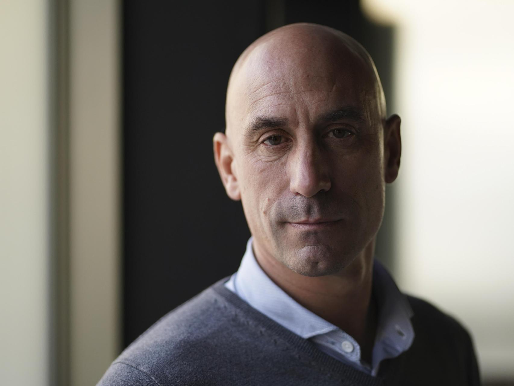 Luis Rubiales, durante la entrevista con EL ESPAÑOL presentando su libro Matar a Rubiales