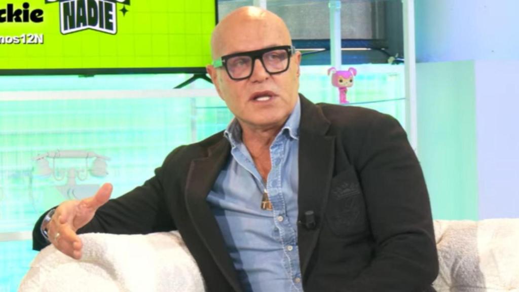 Kiko Matamoros, en el plató de 'No somos nadie'.