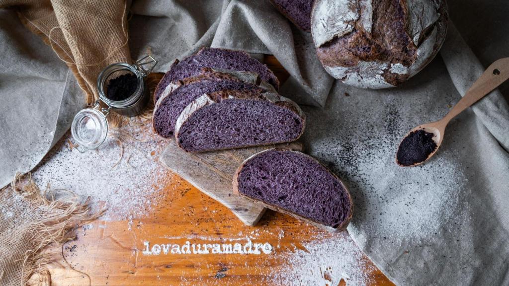 La nueva hogaza morada de Levaduramadre.