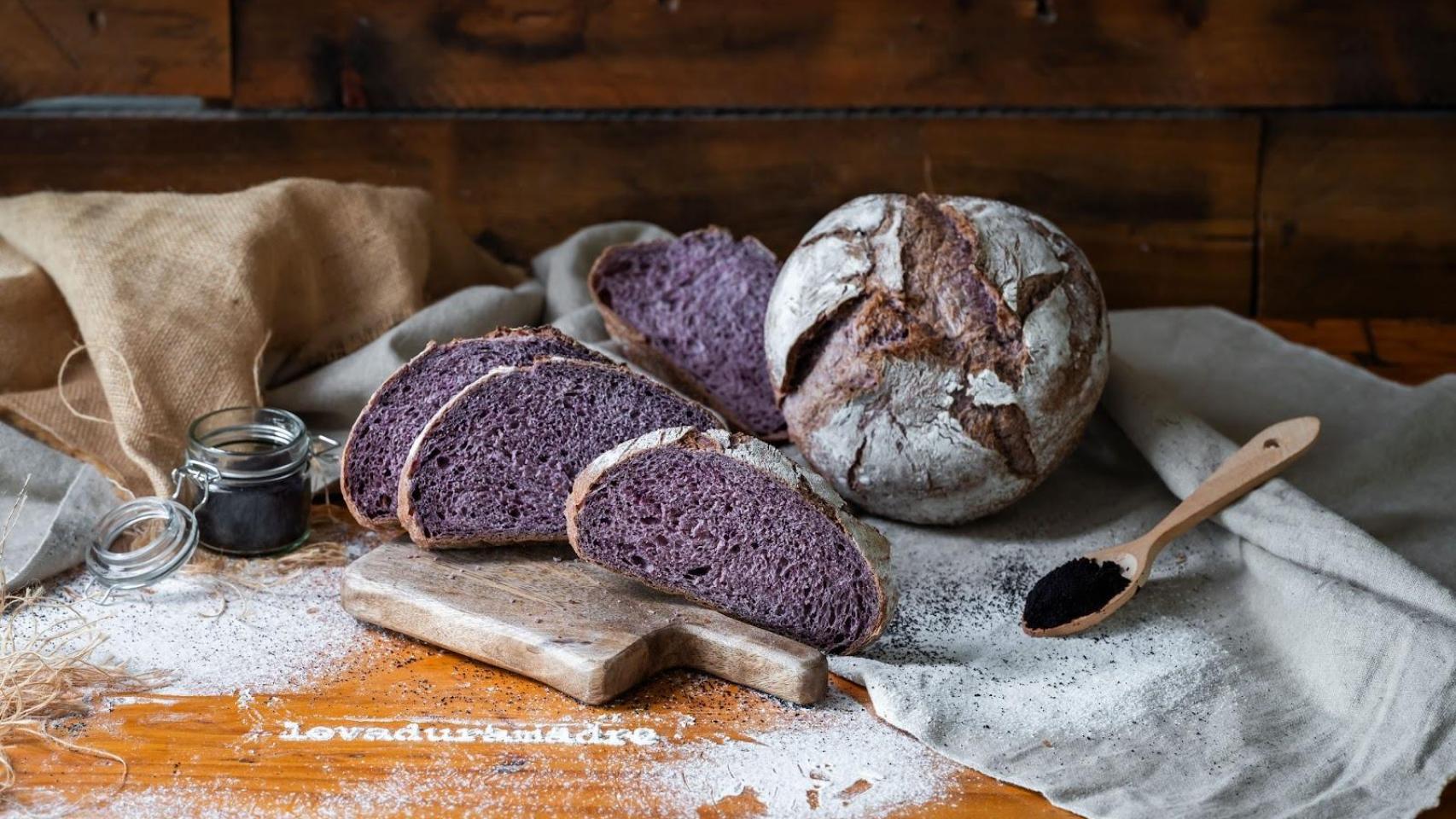 El nuevo pan morado de Madrid.