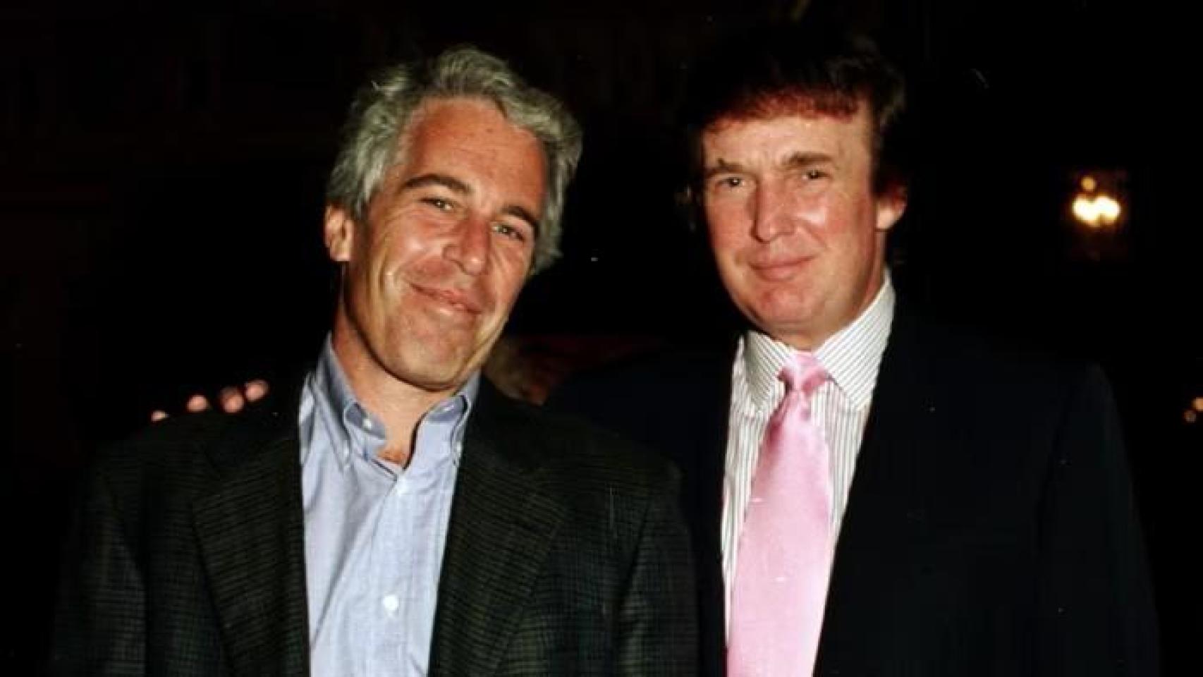 Donald Trump y Jeffrey Epstein.