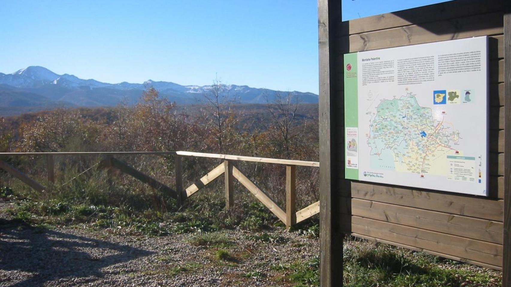 El mirador de Las Matas, en la Montaña Palentina